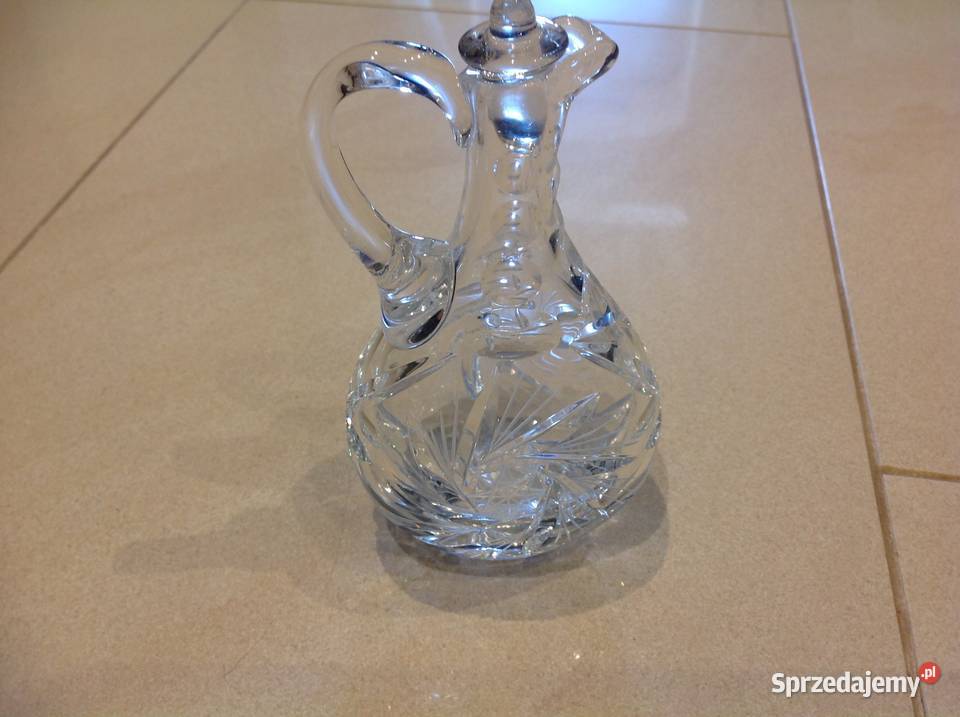 Karafka Kryształowa na Ocet Oliwe Nowa Sól sprzedam