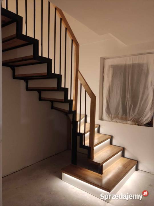 Schodydrewniane konstrukcje metalowe