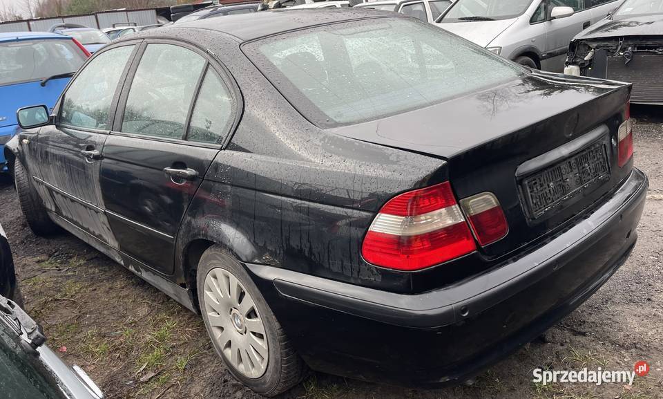 BMW E46 Lift 318d M47N 4759 BLACK SAPPHIRE METAL łódzkie