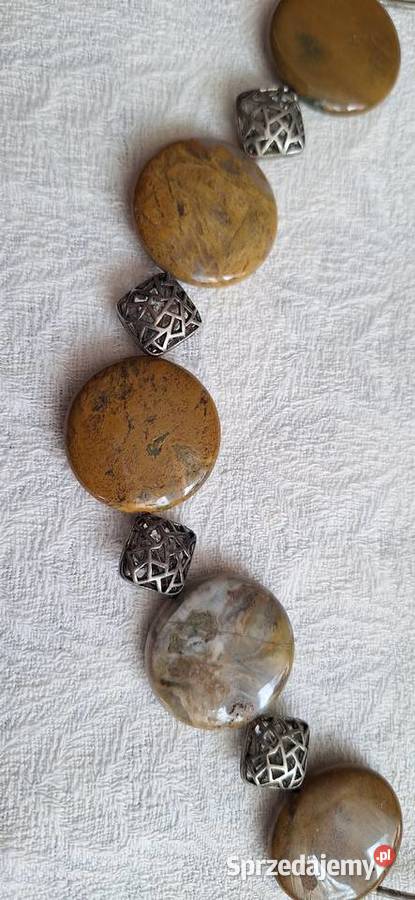 naszyjnik z kamienia naturalnego 18 Wrocław sprzedam
