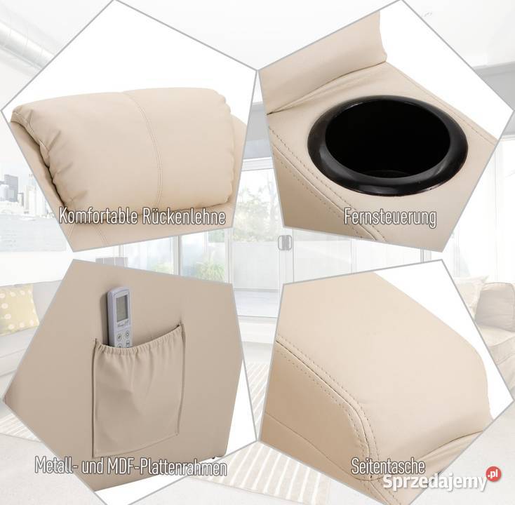 Fotel do masażu z funkcją rozkładania Brzesko