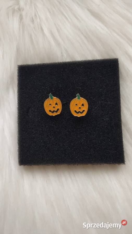 Kolczyki dynie Halloween Olkusz