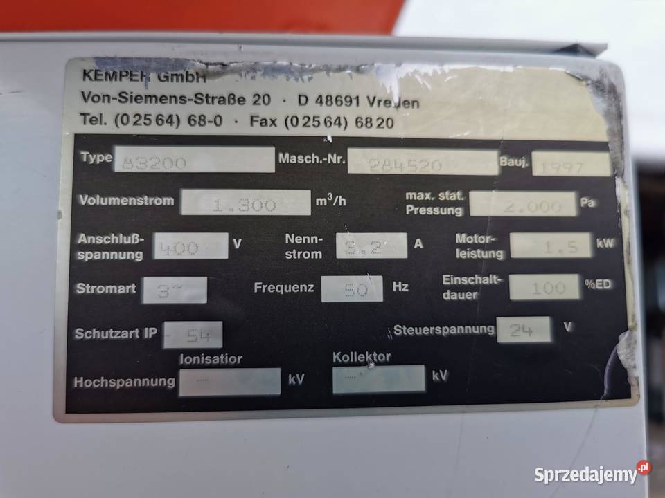 Odciąg dymu spawalniczego wyciąg samoczyszczący opolskie Zdziechowice