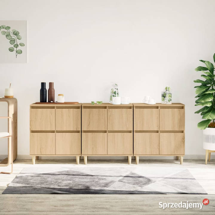 Komody 3 dąb sonoma 60x35x70 materiał Warszawa
