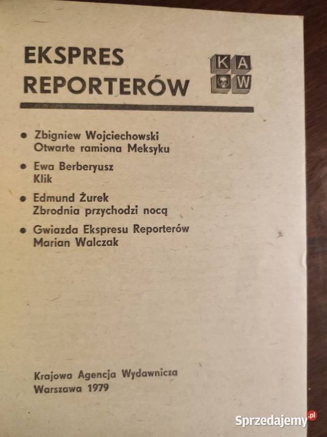 Ekspres Reporterów Powrót Meksykanów Psychodrama Kielce sprzedam
