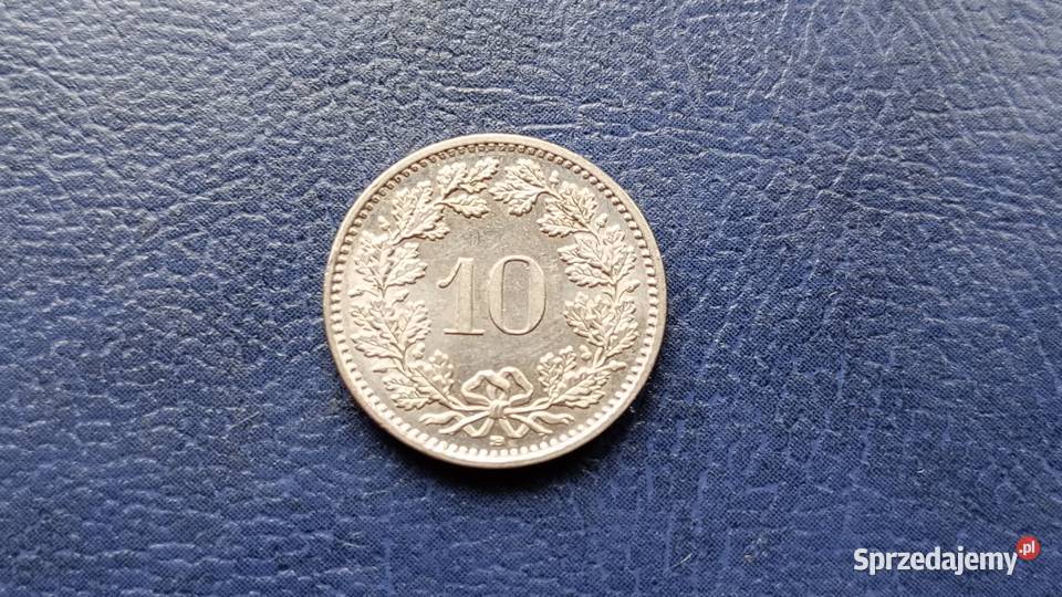 Stare monety 10 rappen 2010 Szwajcaria Lesko sprzedam