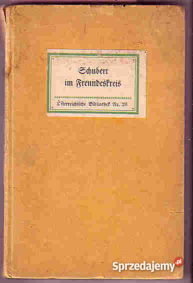 672 SCHUBERT IM FREUNDESTREIS VERLAG ZU LEIPZIG Czyrna
