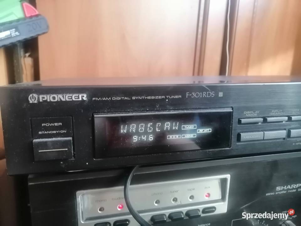 Tuner radiowy cyfrowy Pioneer F301RDS czarny dolnośląskie Legnica sprzedam