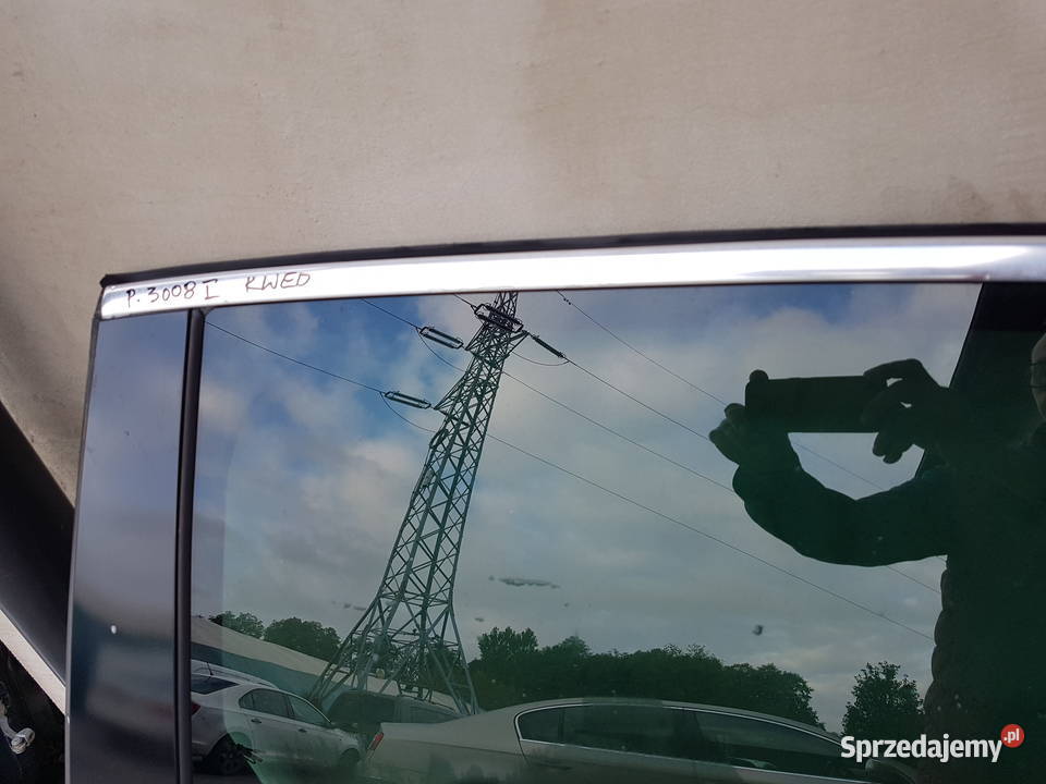 PEUGEOT 3008 I 2011 DRZWI PRAWE TYL BIALE KWED Turkowice