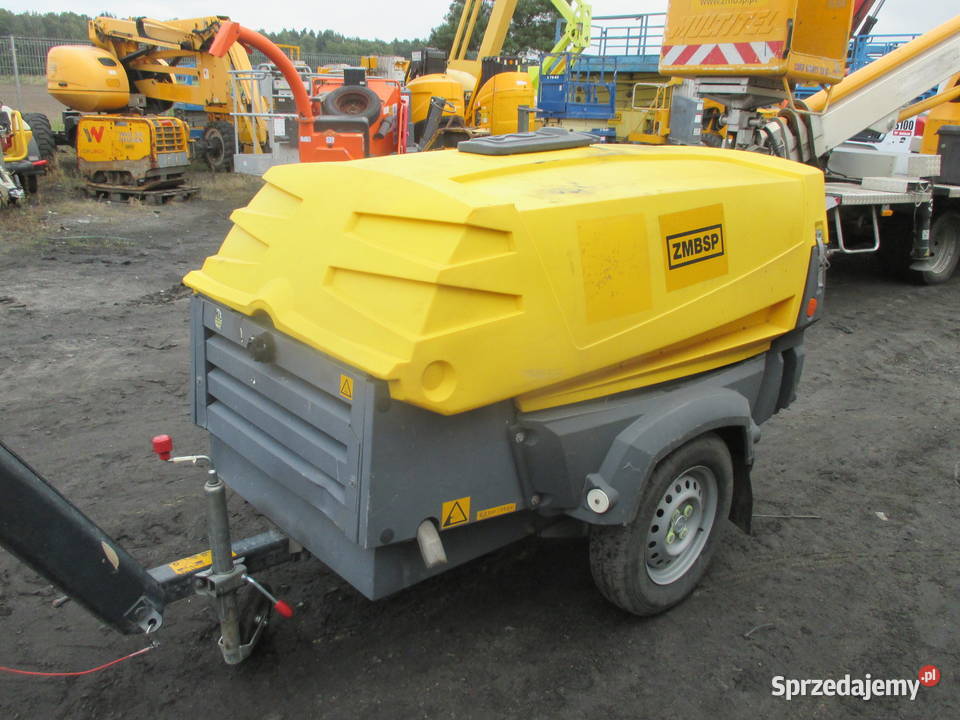 Sprężarka śrubowa kompresor Atlas Copco XAS87KD Pleszew