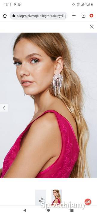 ASOS Ekskluzywne długie bogato zdobione kolczyki Dla kobiet Kraków