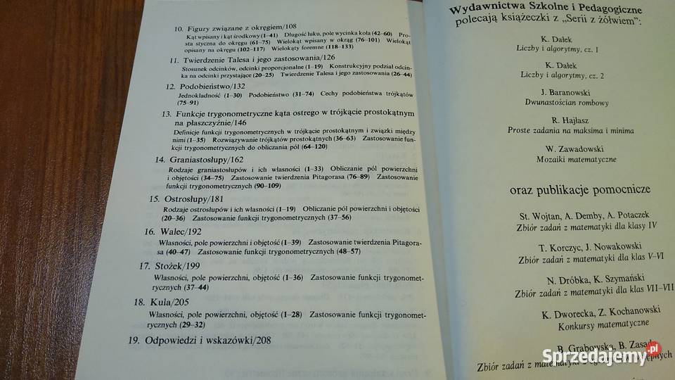 Zbiór zadań z geometrii szkoły podstawowej