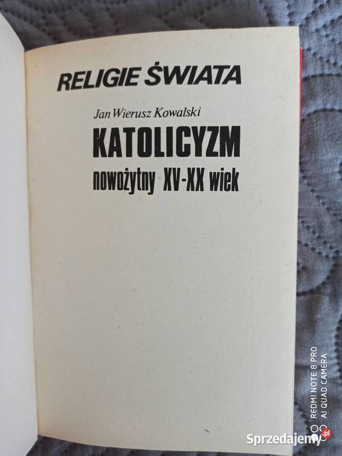 KATOLICYZM NOWOŻYTNY XVXX WIEK JWKowalski religioznawstwo, nauki teologiczne Książki naukowe i popularnonaukowe Warszawa