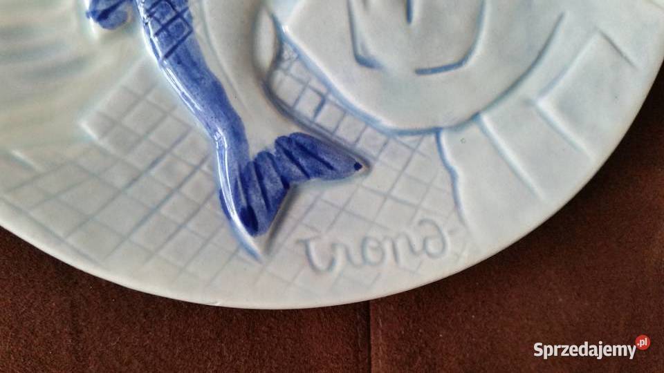 Talerzyk ceramiczny dekoracyjny ryba Puławy sprzedam
