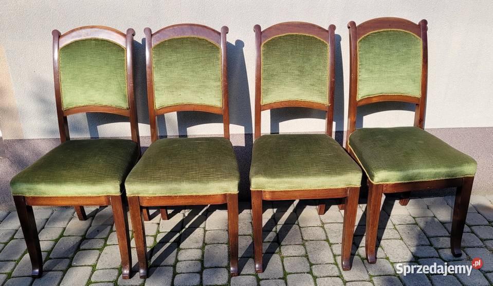 Zestaw 4 solidnych i ciężkich zabytkowych