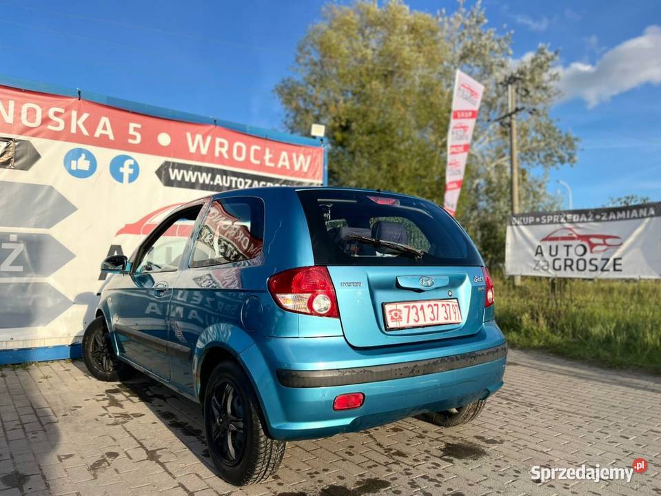 Hyundai Getz 14 Benzyna Klimatyzacja Elektryka Wrocław sprzedam