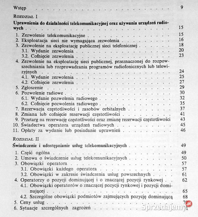 Prawo telekomunikacyjne Komentarz P Krupa W