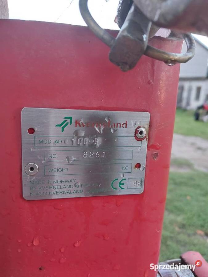 Pług kverneland AD 100 stan idealny Hruszniew