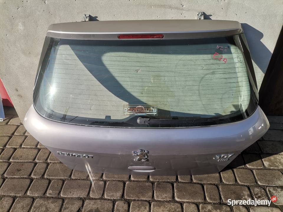 KLAPA TYLNA TYŁ PEUGEOT 307 HB KOLOR EZA Rok produkcji 2003 Nowy Sącz
