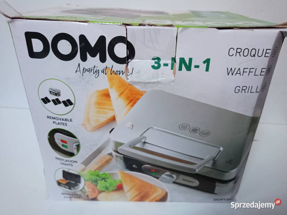 Opiekacz MODO 3w1 Gofry Panini Muszle 1000W dolnośląskie Świebodzice