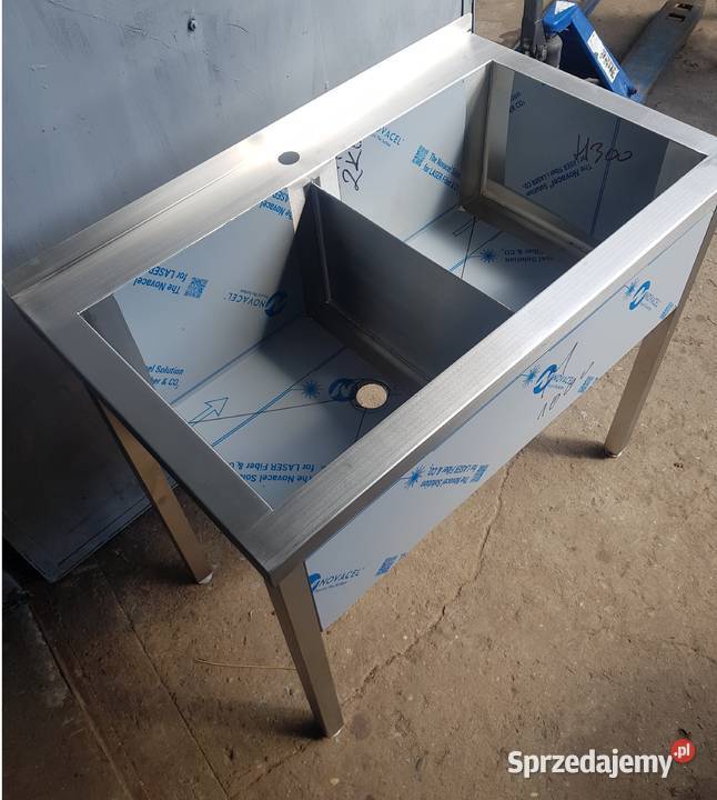 Basen gastronomiczny 2komorowy 100x60x85x30