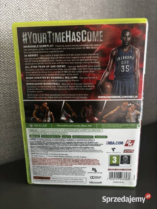 NBA2K15 XBOX360 wielkopolskie Czerniejewo