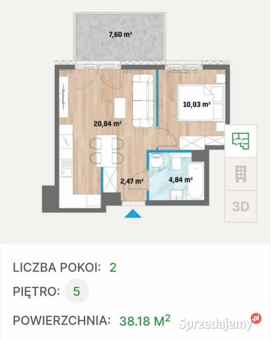 Nowy blok 2 pokoje Balkon Kameralny Prokocim Rok budowy 2025 małopolskie
