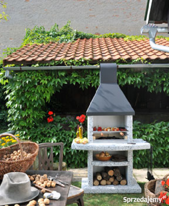 GRILL OGRODOWY NORMAN ATLANTIK daszek nierdzewy Wałbrzych