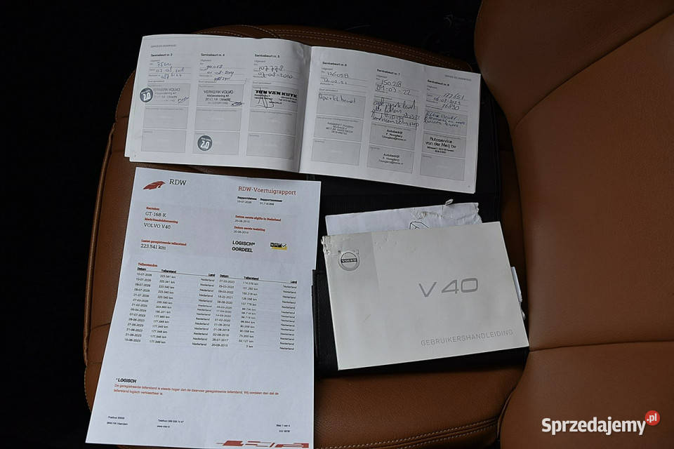Volvo V40 20D2 120 Skóra Panorama Led Navi czujnik deszczu mazowieckie Nowe Kucice