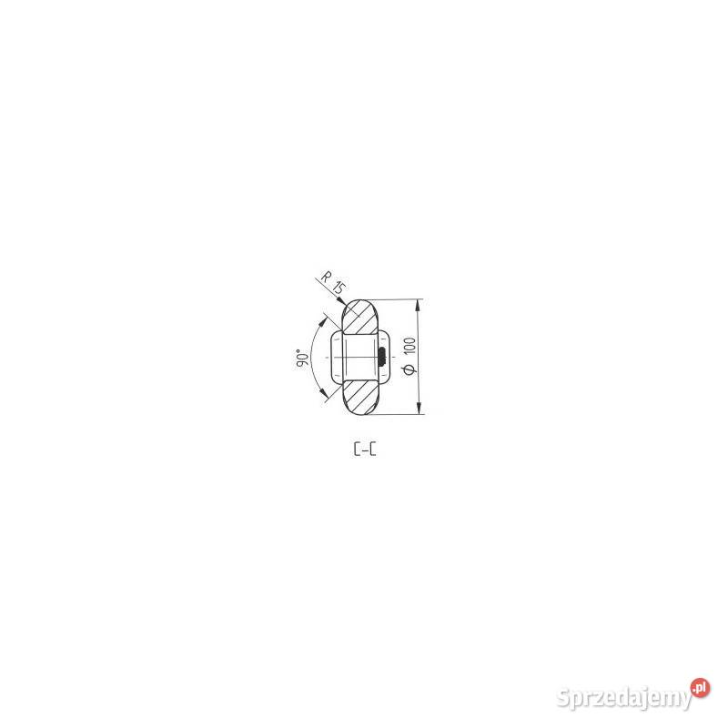Ucho zaczepu do wspawania 10T 50x50mm BPT