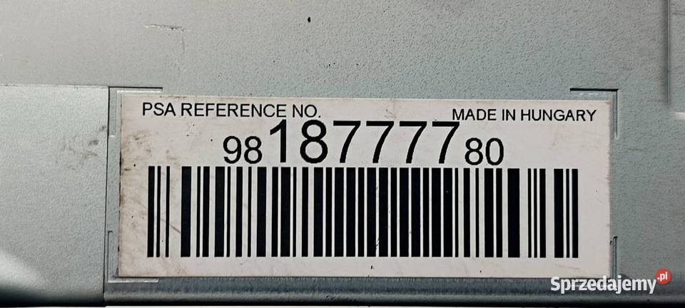 RADIO TOYOTA PROACE II 9818777780 Lipno