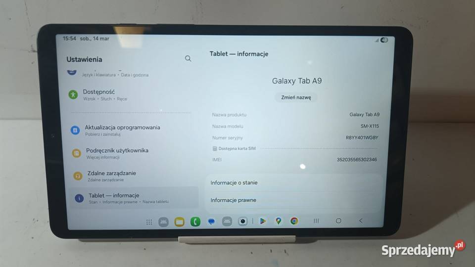 Tablet SAMSUNG Galaxy Tab A9 464GB LTE 4GB