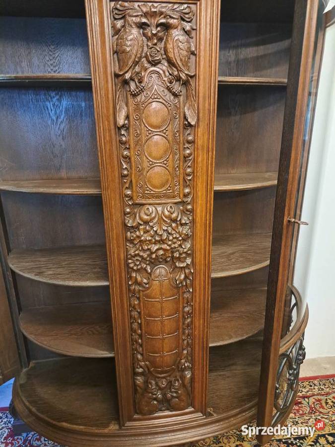 Piękna owalna witryna neorenesans Myślibórz