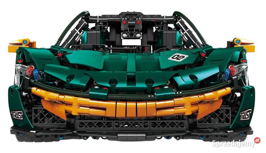 Klocki auto sportowe zielone 3268 el model 18