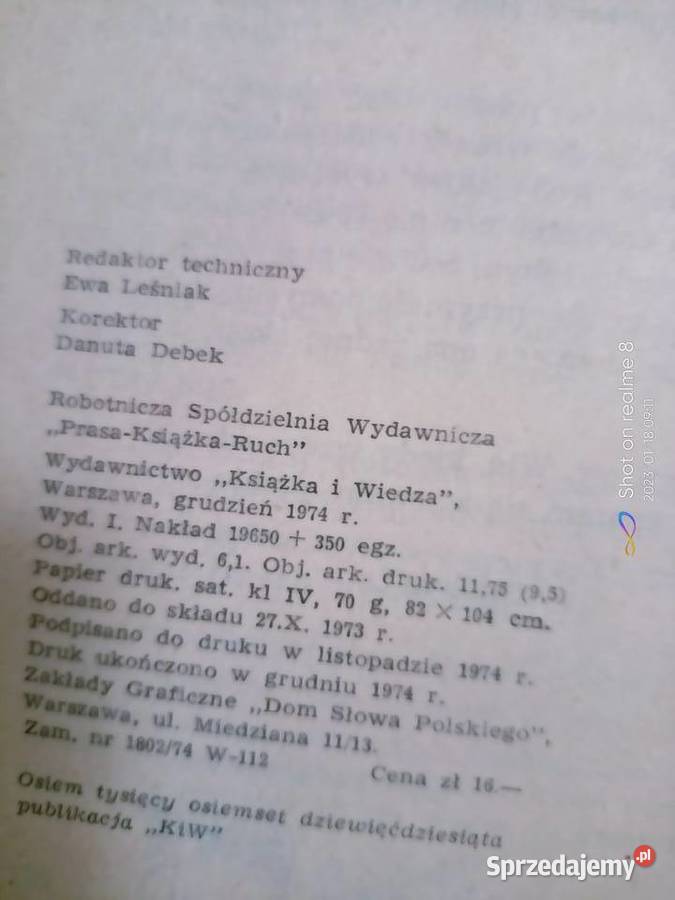 zdobyć szklaną górę książki pierwsze wydanie miękka Warszawa