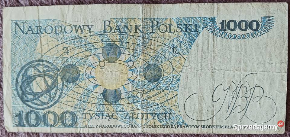 1000 M Kopernik seria GG 1VI1982 r Konin