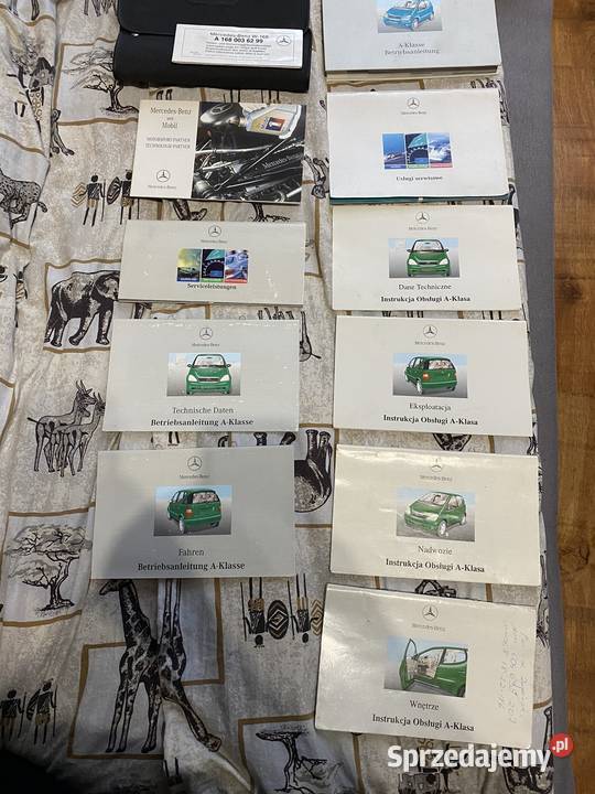 Instrukcja obsługi mercedes a klasa w168 osobowe Gdańsk