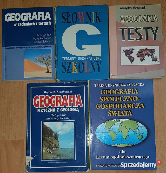 Pakiet książek do geografii śląskie Sosnowiec