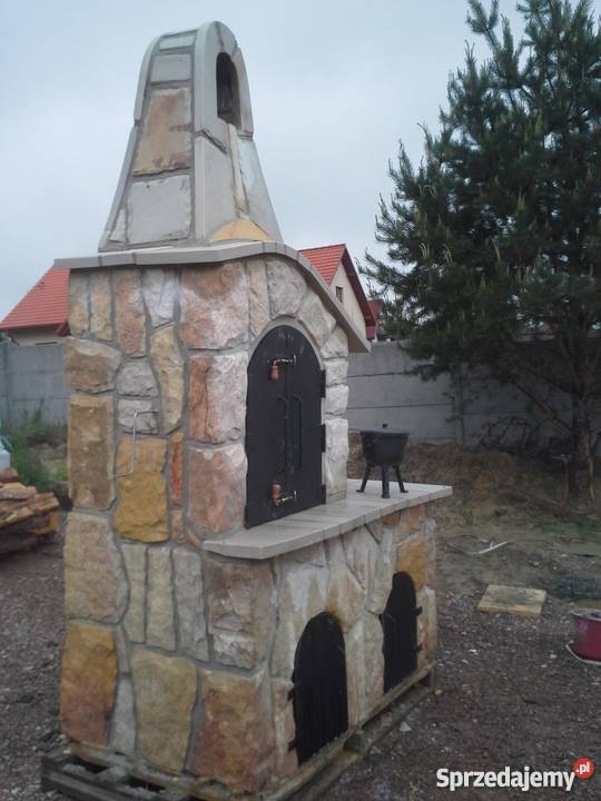 grill z kamienia wędzarnia
