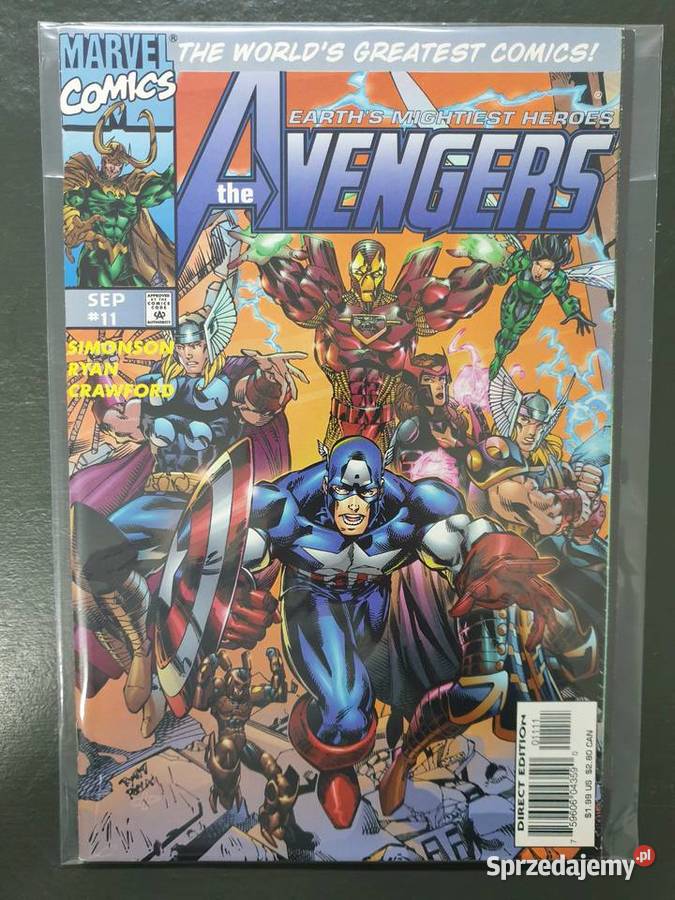 The Avengers 8 oryginalnych komiksów Marvel USA Komiksy Książki i Podręczniki Gdynia
