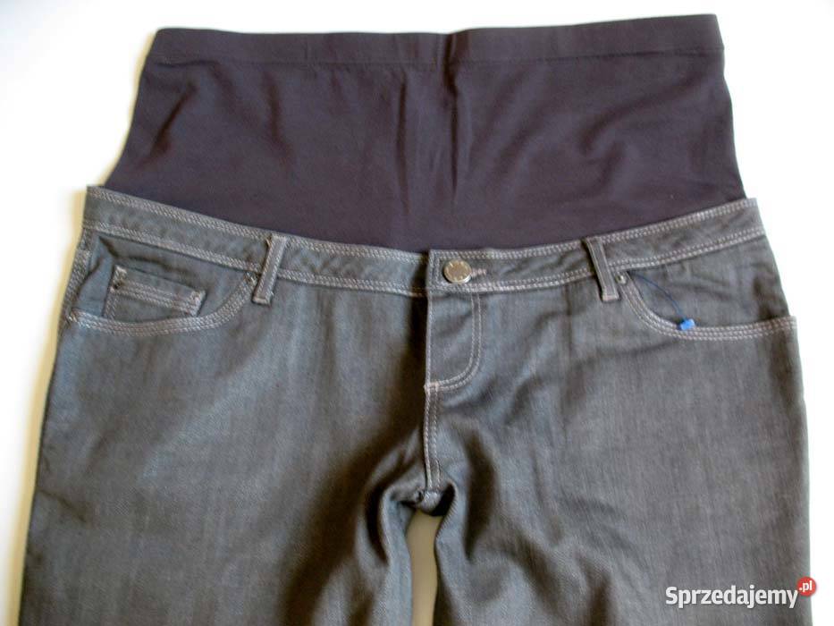 Spodnie damskie jeans 42 XL biodra 112 Ciążowe sprzedam
