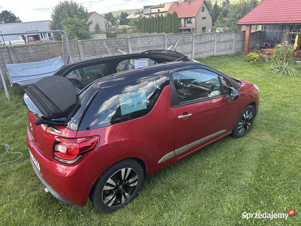 Cabrio Citroen DS DS3 16 eHDI a automat piękny świętokrzyskie Brzezinki