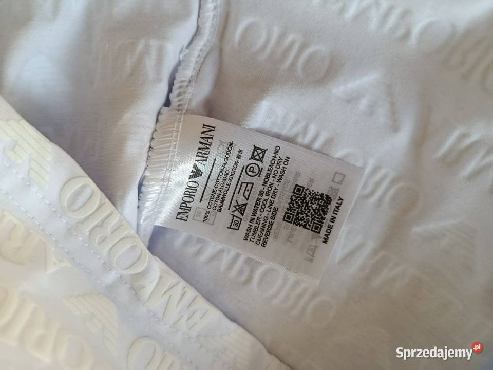 Tshirt męski Emporio Armani sygnatura regular Białystok