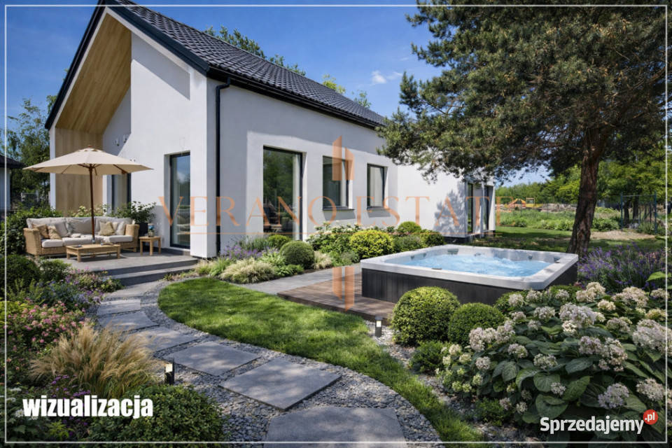 Wyjątkowy dom wolnostojący piękna działka Rusiec sprzedam