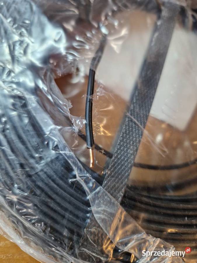 Kabel przewód instalacyjny miedziany drut czarny Szczebrzeszyn
