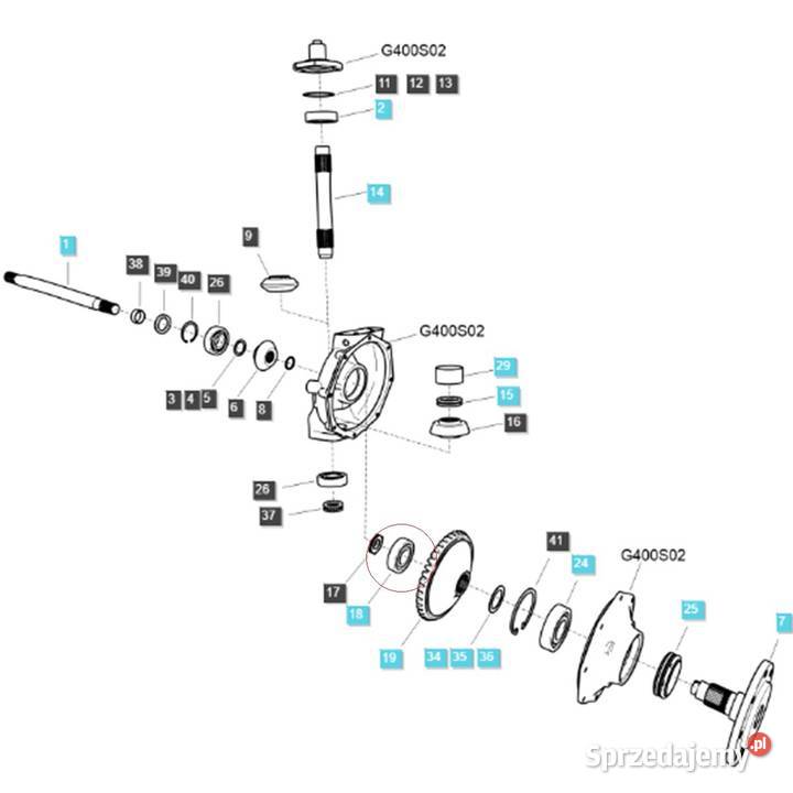 Łożysko Stożkowe LS Tractor 40012984 Tajęcina