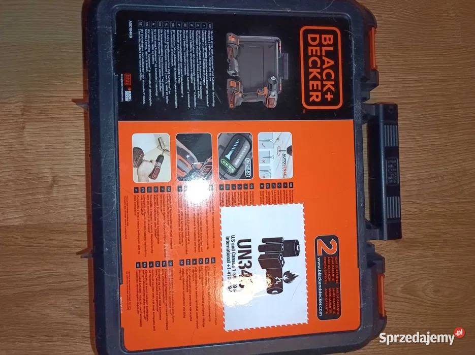 Wkrętarka BlackDecker zasilanie akumulatorowe 18 sprzedam