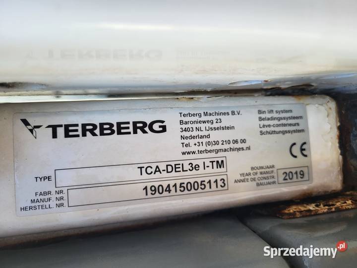 Wrzutnik Terberg 2019 niesprawny Pozostałe Dąbrowa Tarnowska