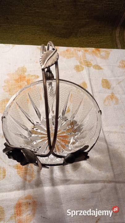 Cukiernica Hefra Argentum plater kryształ Zielona Góra