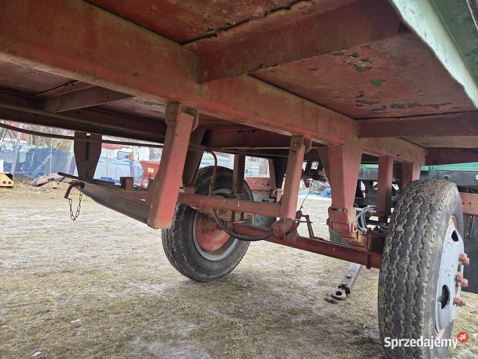 Przyczepa rolnicza sanok Zarejestrowana sztywna Złoczew